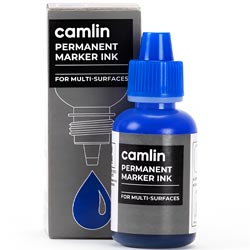 Camlin Permanent Marker Ink,Bold & Dark Writing Ink on most Surfaces