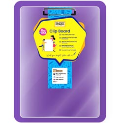 Shape Fully Transparent Premium Quality Clip Board,Writing Pad,Exam Pad