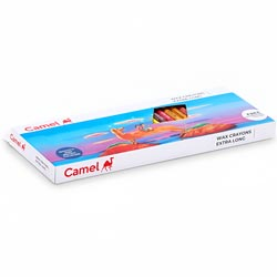 Camel Wax Crayons Extra Long 26 Shades-Carton/24N+2N FREE