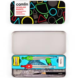 Camlin Scholar Basics Mathematical Drawing Instruments,Geometry Box