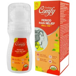 Amrutanjan Comfy Period Pain Relief Ayurvedic Roll On,No Stains-50ml