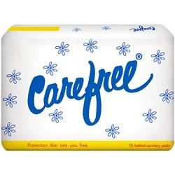 Carefree Sanitary pads with Belt & Disposal Bags(21Units)/50 Microns Thickness