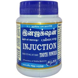 Injuction Ayurvedic Tooth Powder for Strong Teeth