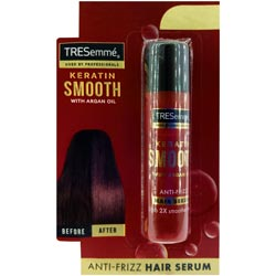 TRESemme Anti Frizz hair Serum Keratin Smooth with Argan Oil 2X Smoother-10ml