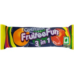 Candyman Fruiteefun 3 in 1-1Pc/3.3gm