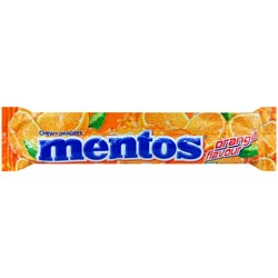 Mentos Orange Flavour Gum candy-28.6gm