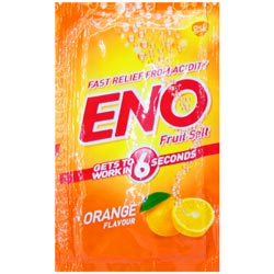 ENO Fruit Salt Fast Relief From Acidity Works in 6 Seconds Orange Flavour-5gm Po