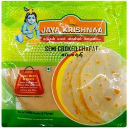 Jaya Krishnaa Semi Cooked Chapati No Added Colors & Flavours-10Pcs/380gm