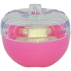 Beauty Apple Shape Face Powder Box with Powder Storage Puff