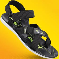 Walkaroo Boys,MenBack Belt Sandals,Cloth Type Sandals-(Art No:WG5831-BLACK)