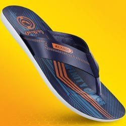 Walkaroo Basix Men Daily Wear Slippers,V Strat Chappals-Art No:BX1269-BLUE