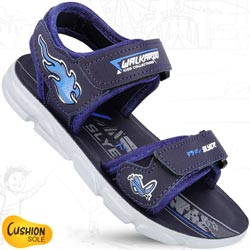 Walkaroo Boy Kids Soft Cushion Back Belt Sandals-Art No:WKR80005/BLUE