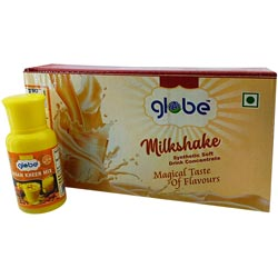 Globe Milkshake Badam Kheer Mix Synthetic Soft Drink Concentrate