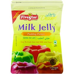 Five Star Milk Jelly Pudding Premix,Easy to Cook just Add Milk,Sugar