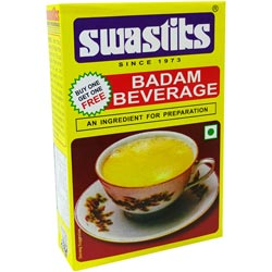 BUY 1 GET 1 FREE Swasticks Badam Beverage(2*200gm Carton)