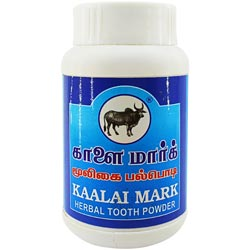 Kaalai Mark Herbal Tooth Powder for Strong Teeth,Gums etc-50gm