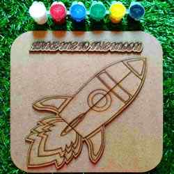 MDF Raw Colouring Kit(Return Gift)
