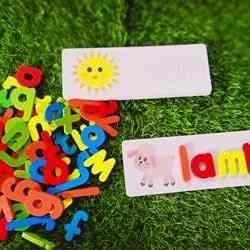 Alphabet Spelling Game with Pictures