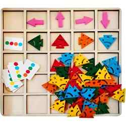 Wooden Cognitive Direction Puzzle