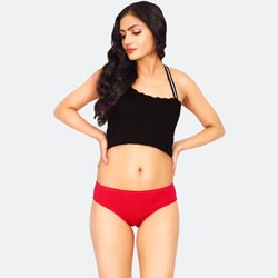 Prithvi Royal Plain Panties with Elastic Grip,P-014 Panties(Pack of 10)