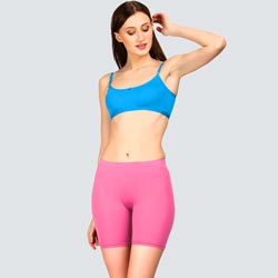Prithvi Girls Yoga Shorts,Plain Yoga Shorts(Pack of 10)
