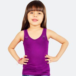 Prithvi Girl Kids Pappu Slips with No Adjustment,Plain Slips(Pack of 10)