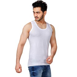 Poomex Ultrasoft Premium RN Men White Vest(Pack of 3)