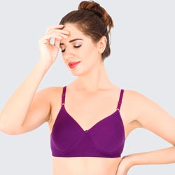 Prithvi Ayathi Pad with Adjustable Strap,Backhook Bra,Back Closure Bras