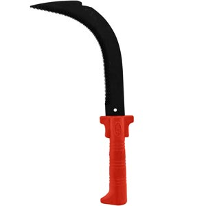 Iron Made Paddy Field Cutter with Plastic Hand Grip/Karukkaruval(H=26.5cm)