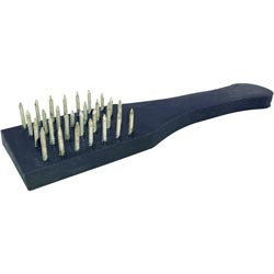 Small Strong Steel Nails Filled Fish Skin Remover with Plastic Hand Grip,4.8*21c