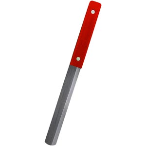 Stainless Steel Flexible Strong Kitchen Knife with Plastic Hand Grip(H=27.5cm)