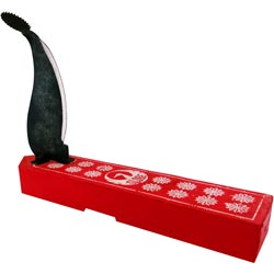 Strong Iron Blade Vegetable Cutter with Wooden Base,Aruvamanai/Addili/Vili/Kathi