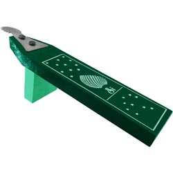 Iron Made Coconut Scraper with Wooden Base(35*9*7cm)