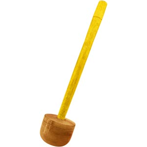 Wooden Vegetables,Fruits,Food Masher/Paruppu Mathu with 33.5cm Long