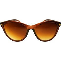 Round Stylish Fibre Sunglass for Women without Spring for Side Grip