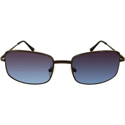 Square Shape Full Metal Violet with Blue Mix Sunglass with Spring for Side Grip