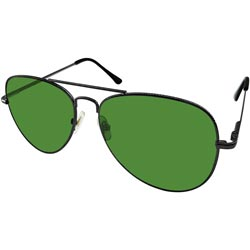 Round Shape Full Metal Sunglass with Spring for Side Grip